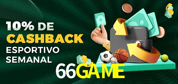 10% de bônus de cashback na 66GAME