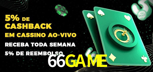 Promoções do cassino ao Vivo 66GAME